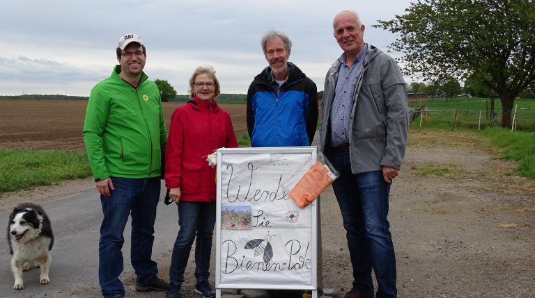 Grüner Ortsverband ist Bienenpate mit großem Bienenglück