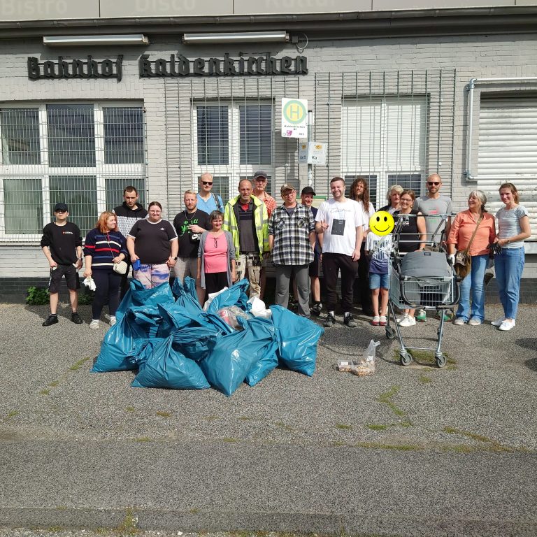 „Let’s Clean up Europe“ am Bahnhof Kaldenkirchen